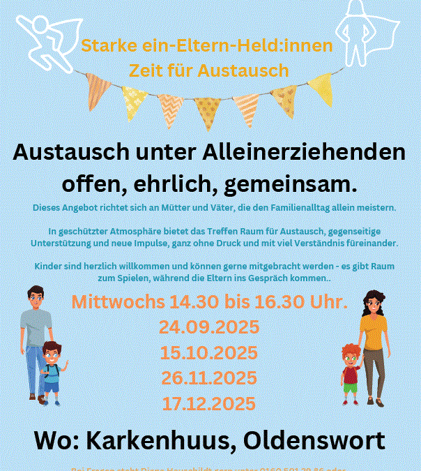 Alleinerziehenden Austausch in Oldenswort!